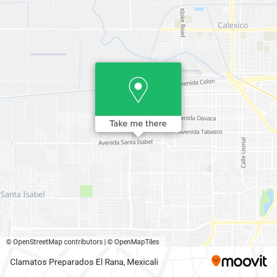 Clamatos Preparados El Rana map