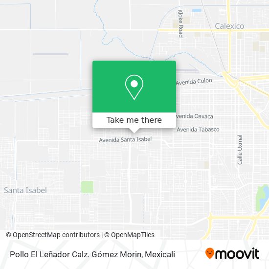Mapa de Pollo El Leñador Calz. Gómez Morin