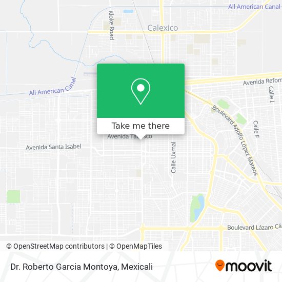 Dr. Roberto Garcia Montoya map