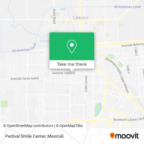 Mapa de Pedival Smile Center