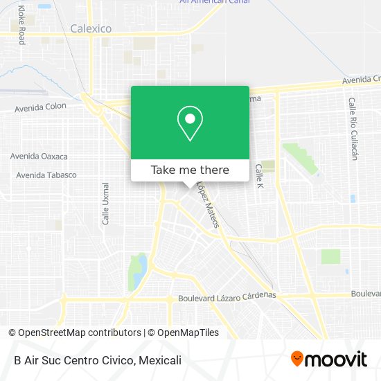 B Air Suc Centro Civico map