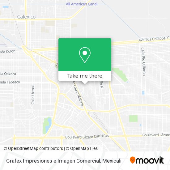Mapa de Grafex Impresiones e Imagen Comercial