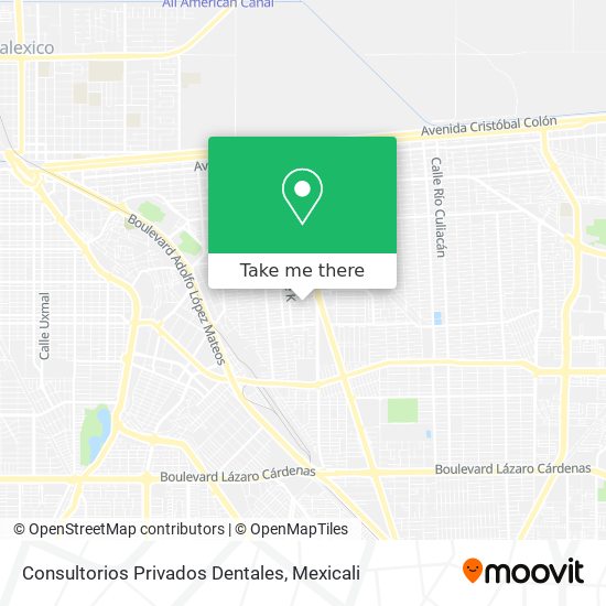 Consultorios Privados Dentales map