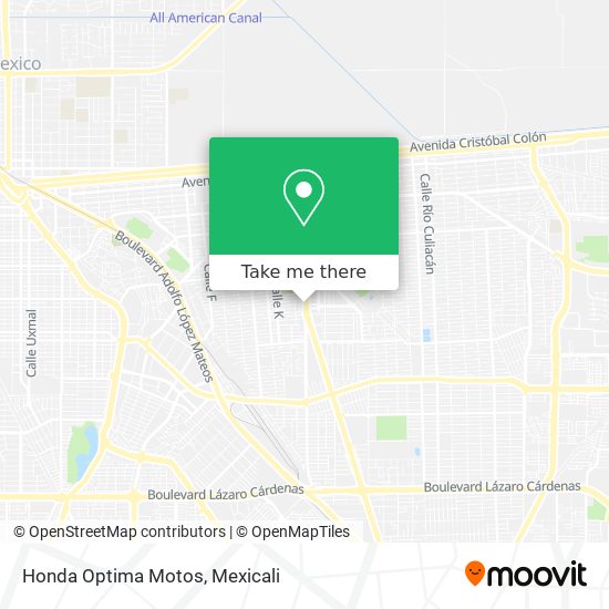 Honda Optima Motos map