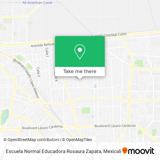 Escuela Normal Educadora Rosaura Zapata map