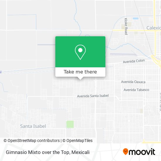 Gimnasio Mixto over the Top map