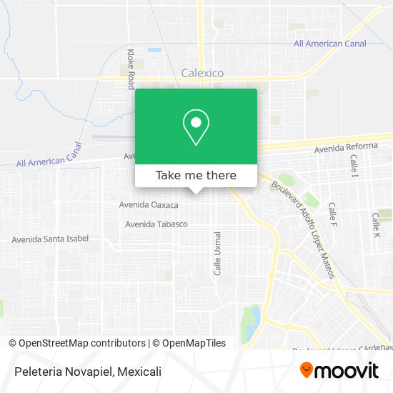 Mapa de Peleteria Novapiel