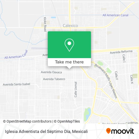 Mapa de Iglesia Adventista del Séptimo Día