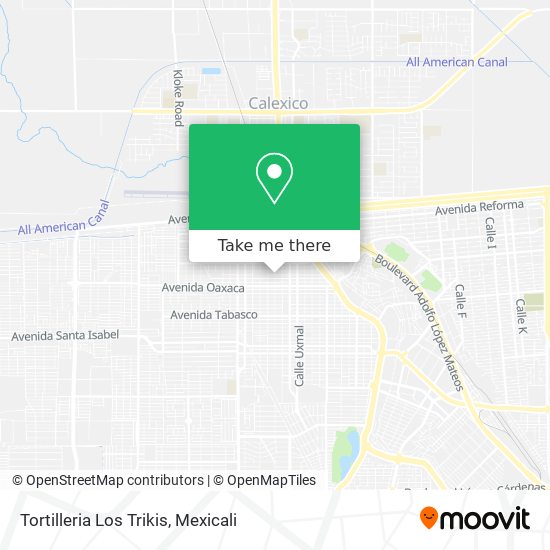 Tortilleria Los Trikis map