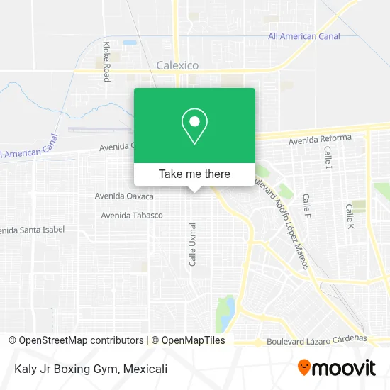 Kaly Jr Boxing Gym map