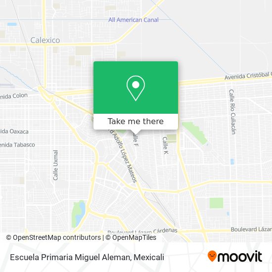 Mapa de Escuela Primaria Miguel Aleman