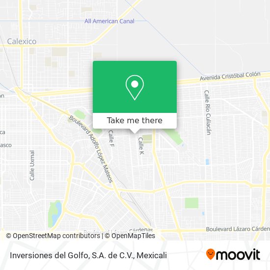 Mapa de Inversiones del Golfo, S.A. de C.V.