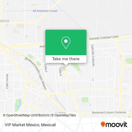Mapa de VIP Market México