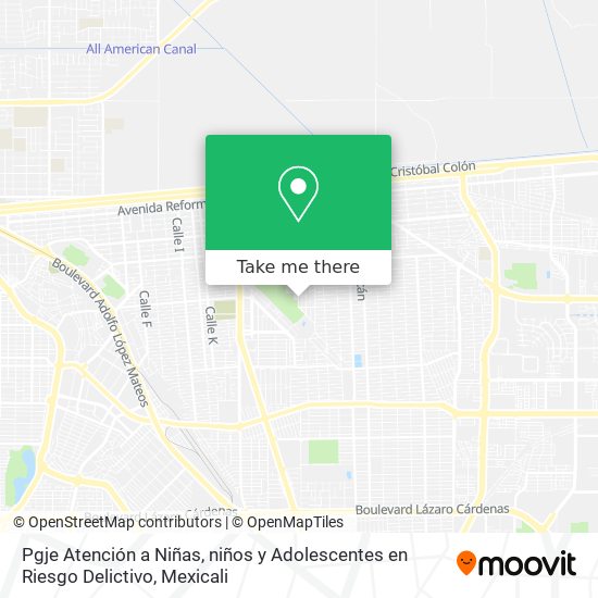 Pgje Atención a Niñas, niños y Adolescentes en Riesgo Delictivo map