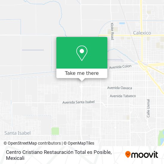 Centro Cristiano Restauración Total es Posible map