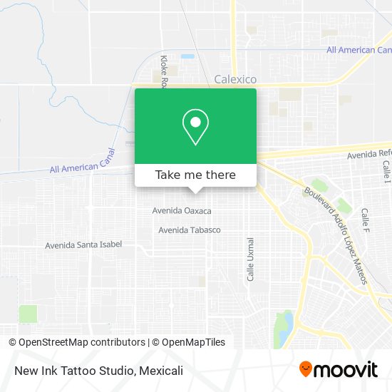 Mapa de New Ink Tattoo Studio