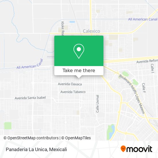 Mapa de Panaderia La Unica