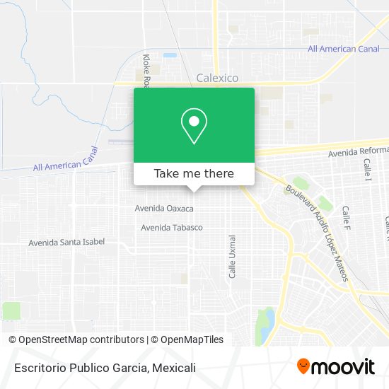 Mapa de Escritorio Publico Garcia