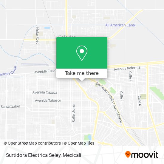Mapa de Surtidora Electrica Seley