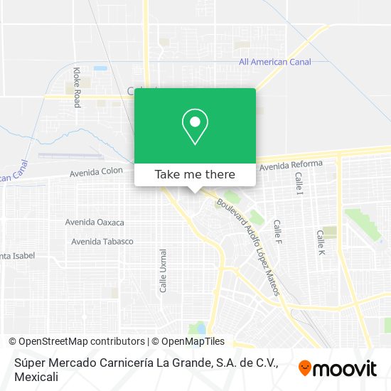 Súper Mercado Carnicería La Grande, S.A. de C.V. map