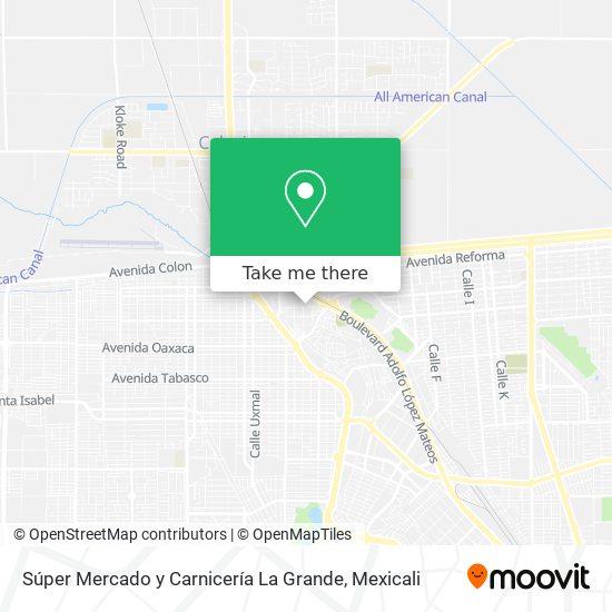 Súper Mercado y Carnicería La Grande map