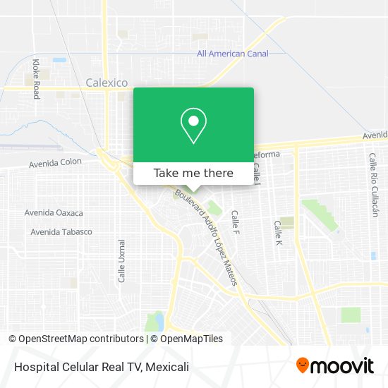 Hospital Celular Real TV map