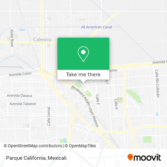 Mapa de Parque California