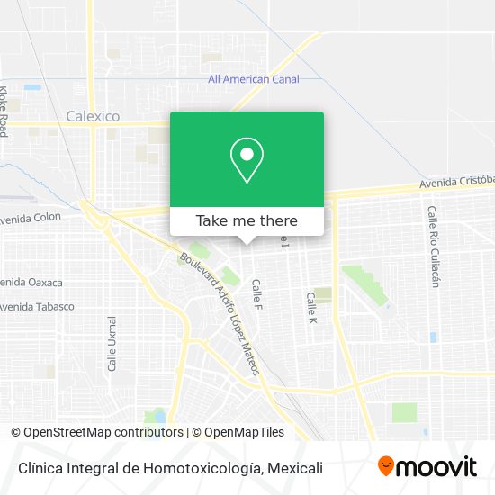 Clínica Integral de Homotoxicología map