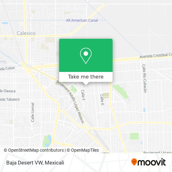 Mapa de Baja Desert VW