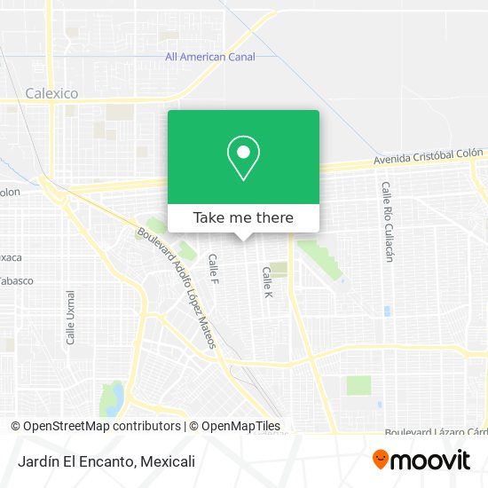 Mapa de Jardín El Encanto