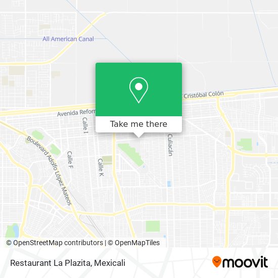 Restaurant La Plazita map