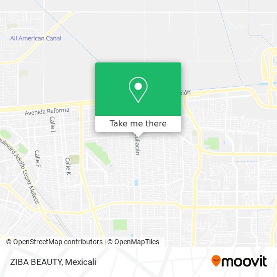 ZIBA BEAUTY map