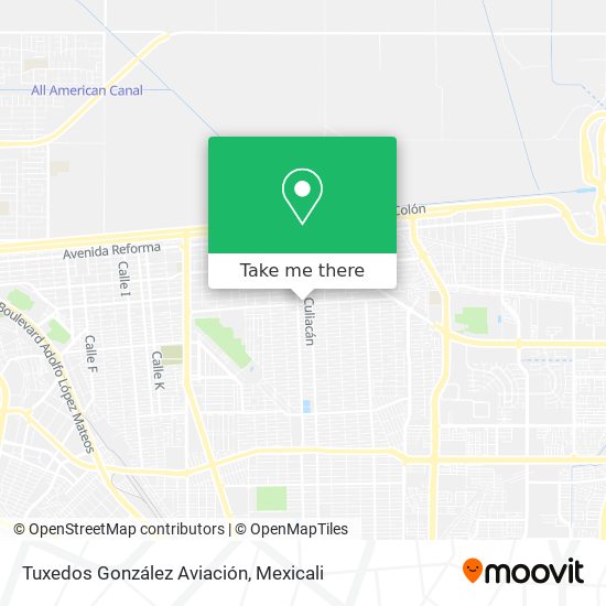 Tuxedos González Aviación map