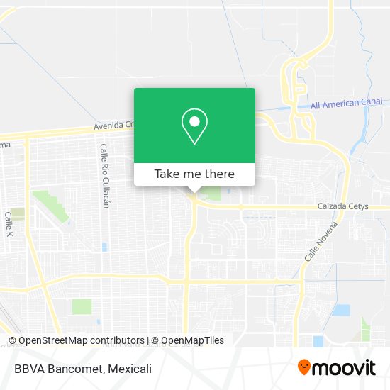 BBVA Bancomet map