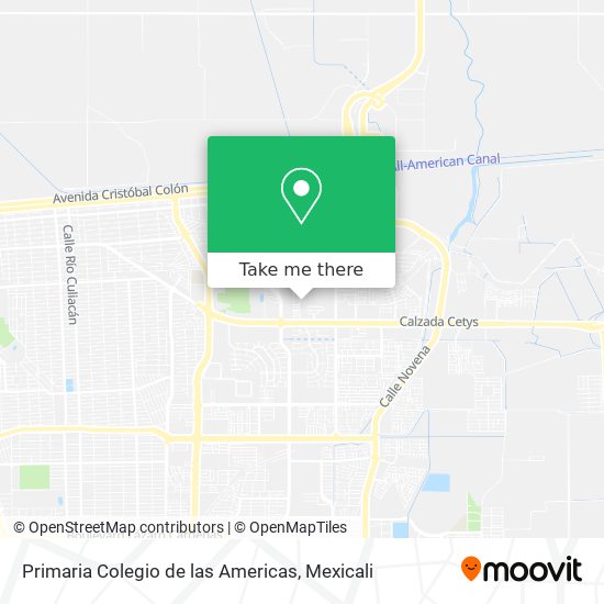 Mapa de Primaria Colegio de las Americas