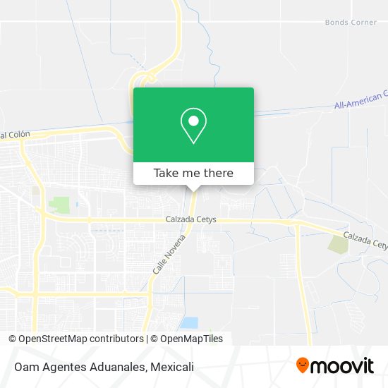 Oam Agentes Aduanales map