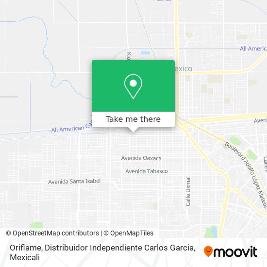 Oriflame, Distribuidor Independiente Carlos Garcia map