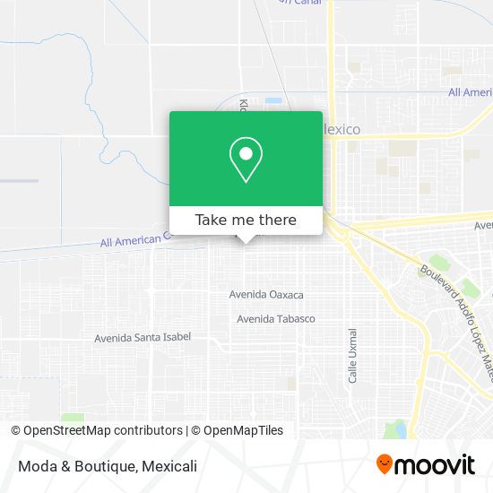 Mapa de Moda & Boutique