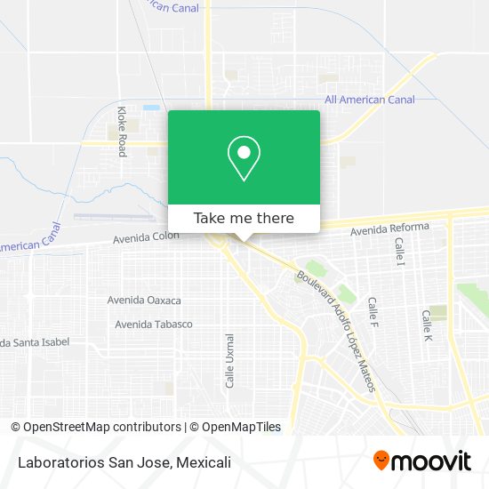 Mapa de Laboratorios San Jose
