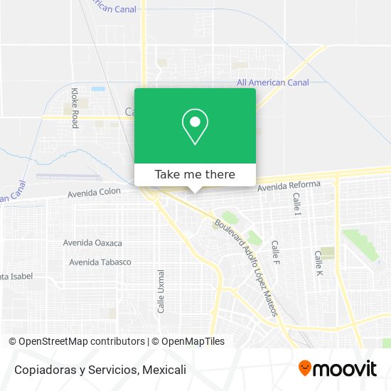 Mapa de Copiadoras y Servicios