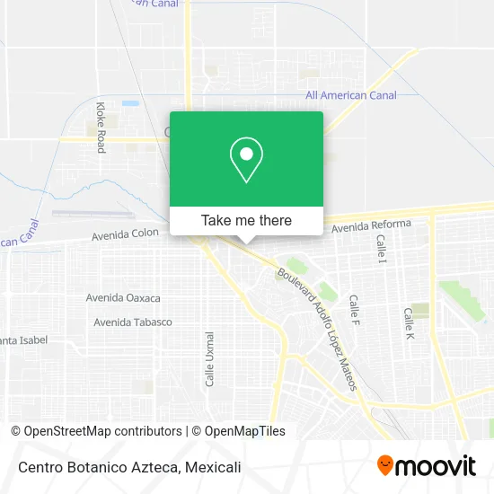 Centro Botanico Azteca map
