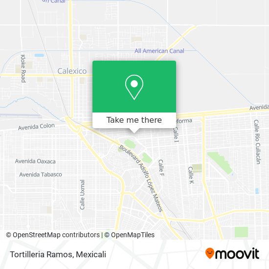 Mapa de Tortilleria Ramos