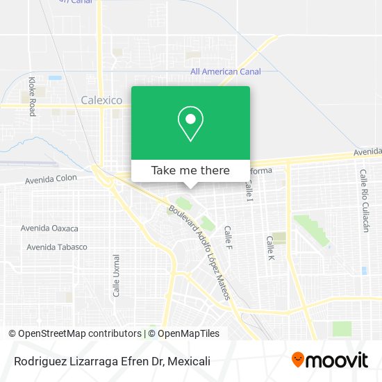 Rodriguez Lizarraga Efren Dr map