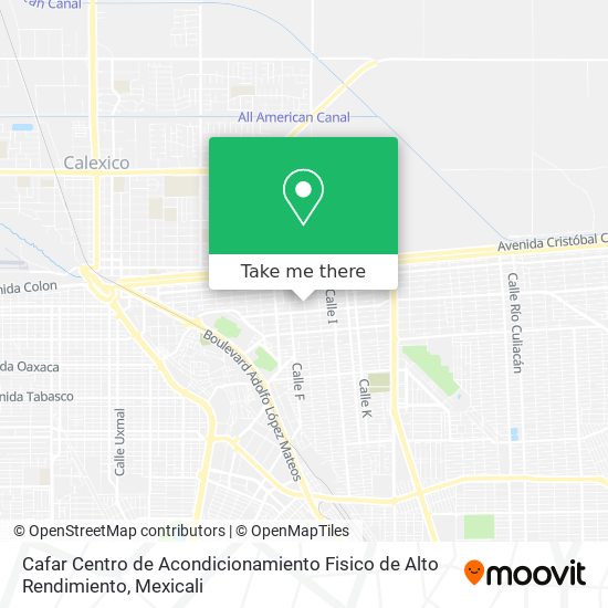 Cafar Centro de Acondicionamiento Fisico de Alto Rendimiento map