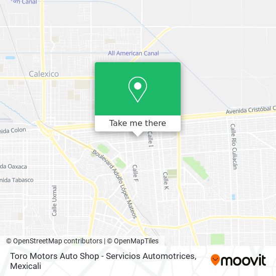 Toro Motors Auto Shop - Servicios Automotrices map