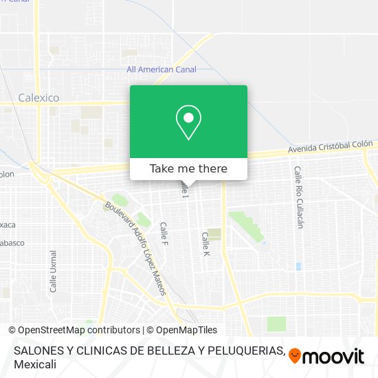SALONES Y CLINICAS DE BELLEZA Y PELUQUERIAS map