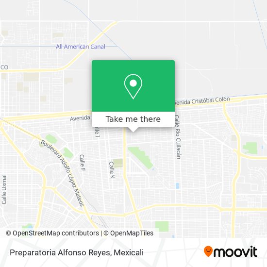 Preparatoria Alfonso Reyes map