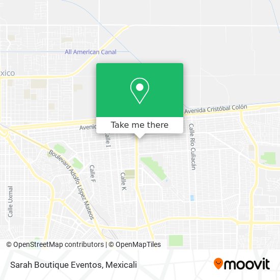 Sarah Boutique Eventos map