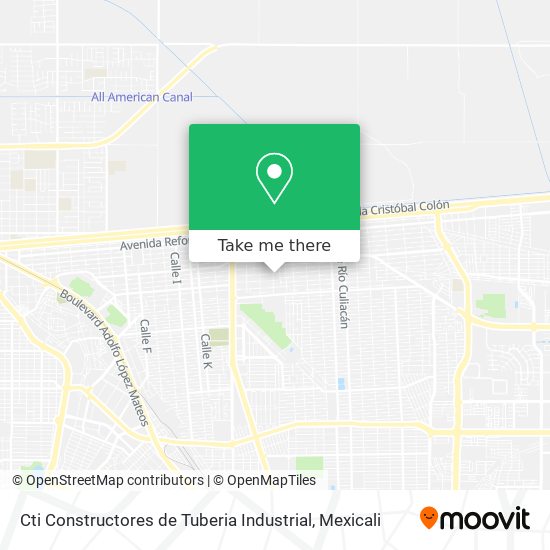 Mapa de Cti Constructores de Tuberia Industrial