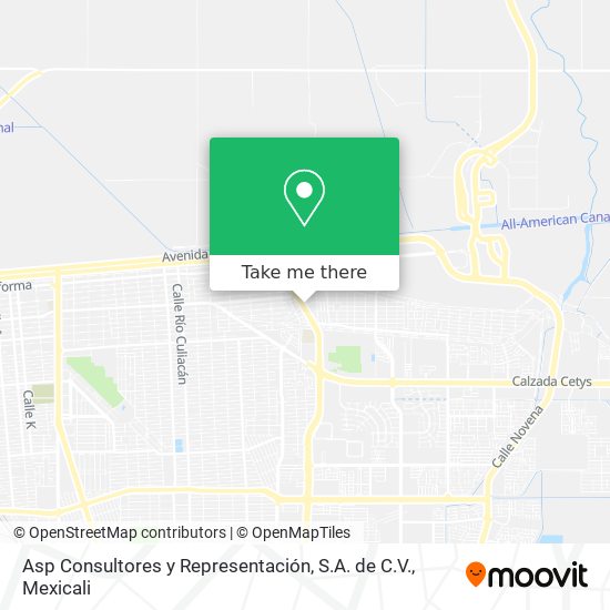 Asp Consultores y Representación, S.A. de C.V. map